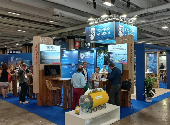 Stand Nouvelle-Aquitaine à Seanergy 2025