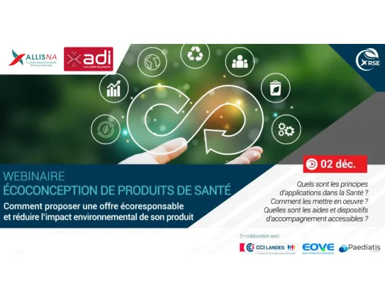 Replay webinaire écoconception des produits de Santé