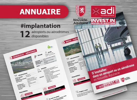 Annuaires sites d'implantation aéroports Nouvelle-Aquitaine