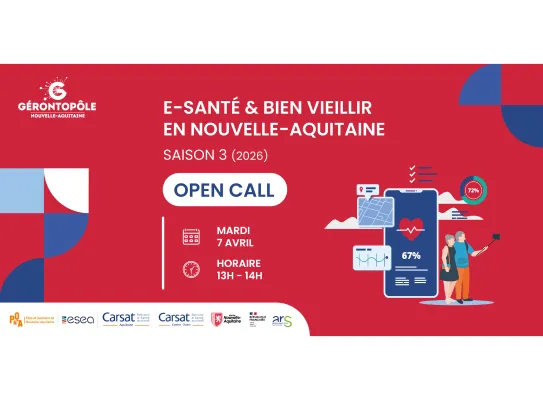 Webinaire E-santé et Bien vieillir en Nouvelle-Aquitaine