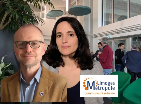 Fanny Duban et Frédéric Fourgnaud, limoges Métropole