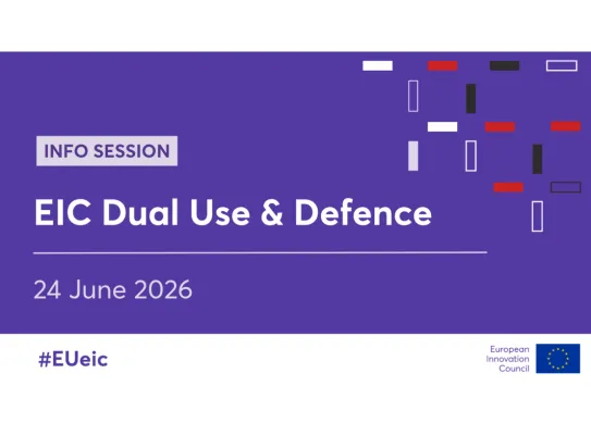 Webinaire EIC Dual Use & Défense