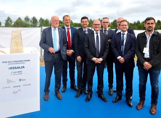 Pose de la première pierre Tessalia