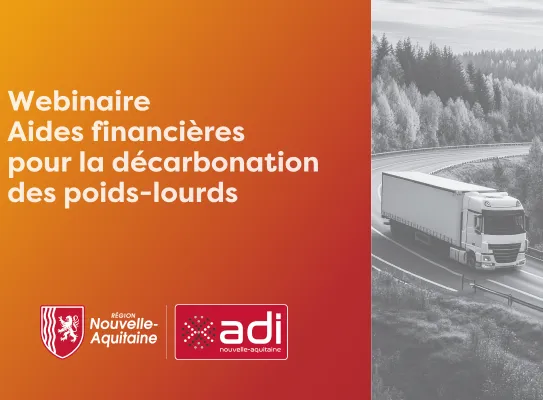 Webinaire Aides financières pour la décarbonation des poids-lourds