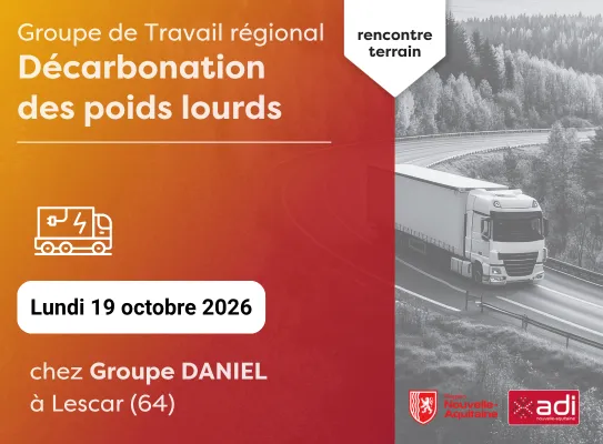Visite terrain du GT décarbonation poids lourds 19 oct 2026