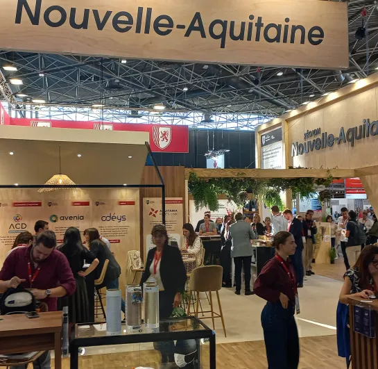 Pavillon Nouvelle-Aquitaine au salon Pollutec 2025