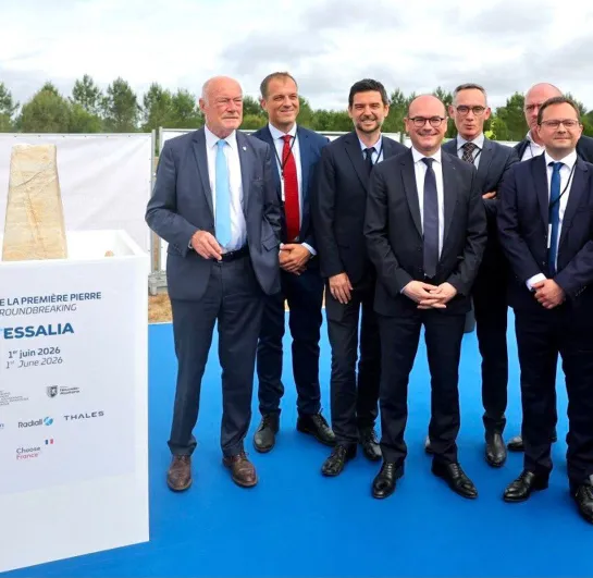 Pose de la première pierre de Tessalia, mai 2026