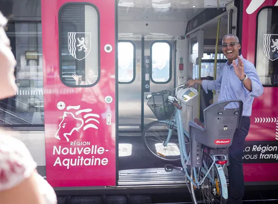 Intermodalité TER Nouvelle-Aquitaine en Gare de Bordeaux