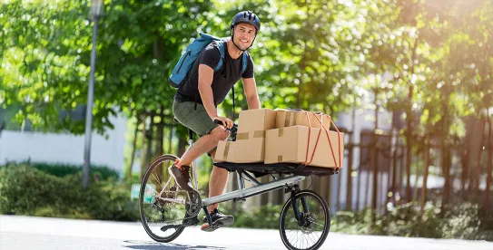 Livraison à vélo