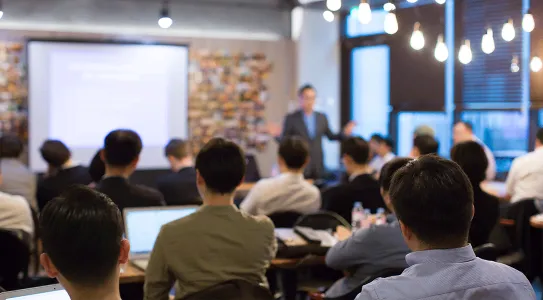 Groupe d'entreprise en formation