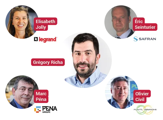 Intervenants de la table ronde lors de l'AG 2026 d'ADI