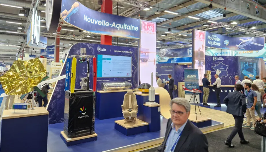 Stand Nouvelle-Aquitaine, salon du Bourget 2025