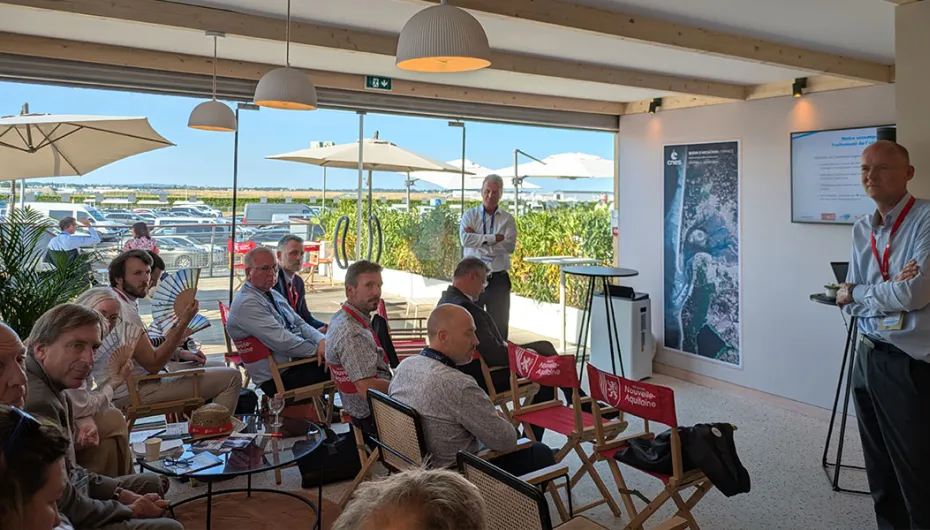 Table ronde Électronique au chalet Nouvelle-Aquitaine, salon du Bourget 2025
