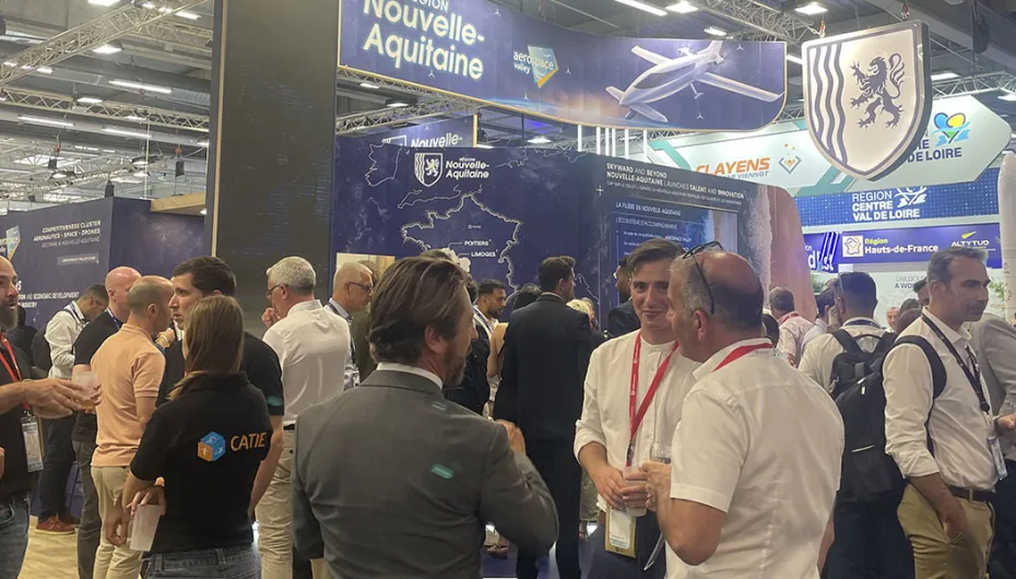 Stand Nouvelle-Aquitaine, salon du Bourget 2025