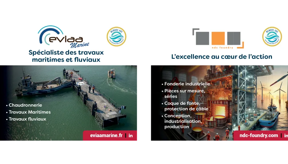 Seanergy2025 Panneaux Eviaa Marine et NDC Foundry