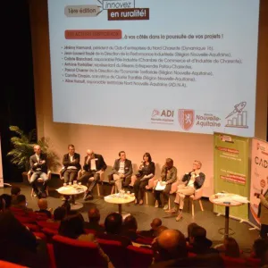 Intervenants de la rencontre Innovez en ruralité à Ruffec
