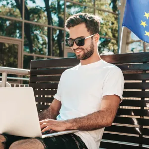 Start-up préparant son projet européen