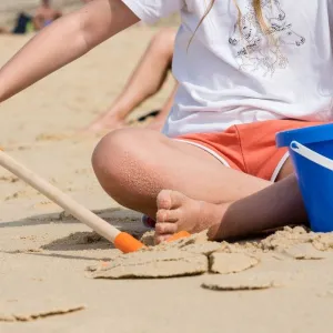 Tourisme sur une plage de Nouvelle-Aquitaine