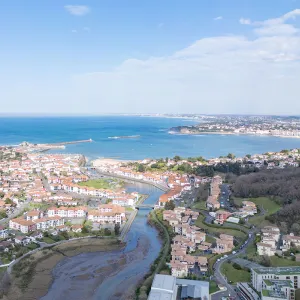 Vue aérienne d'Urrugne