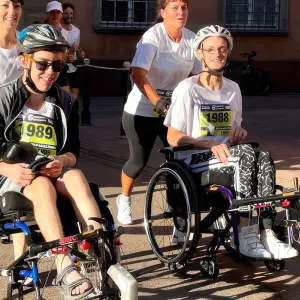 Système MTC (3e roue pour fauteuil roulant) de Mobilipark