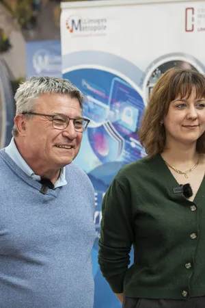 Anastasia SHINKAREVA et Gilles TOULZA de Limoges Métropole