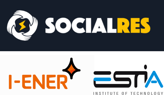 Logos SocialRES I-ENER Estia